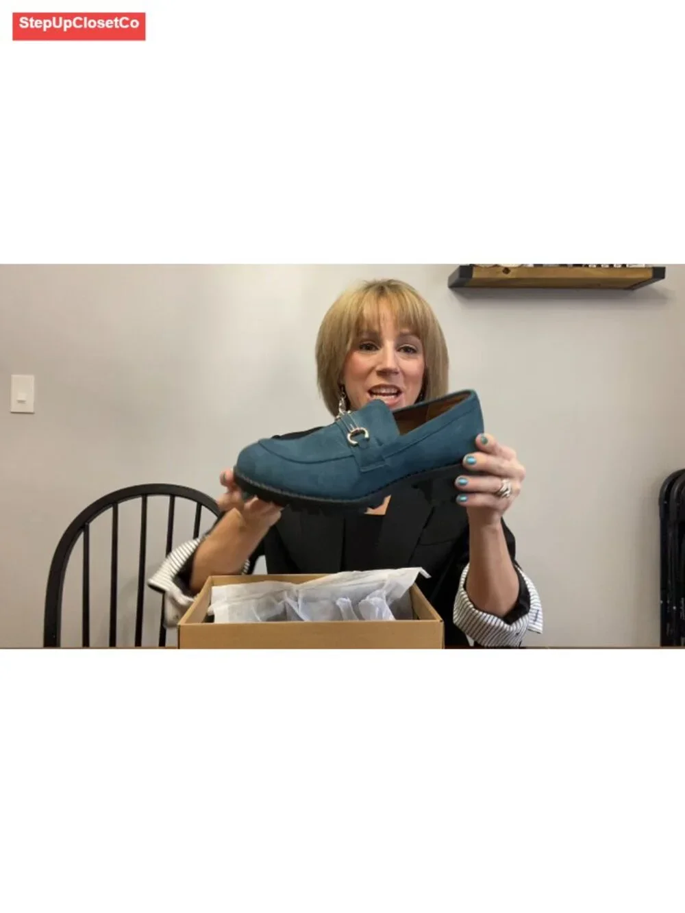 Suede Platform Loafers for Women Chunky Penny Slip On Dress Work Shoes